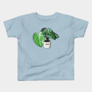 Philodendron Plants Kids T-Shirt